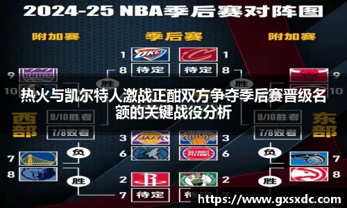 热火与凯尔特人激战正酣双方争夺季后赛晋级名额的关键战役分析